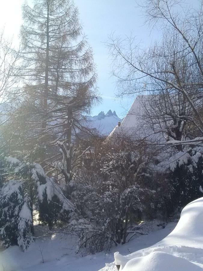 Bel Appartement Au Rez De Chaussee D'Un Chalet Jarrier Exteriör bild